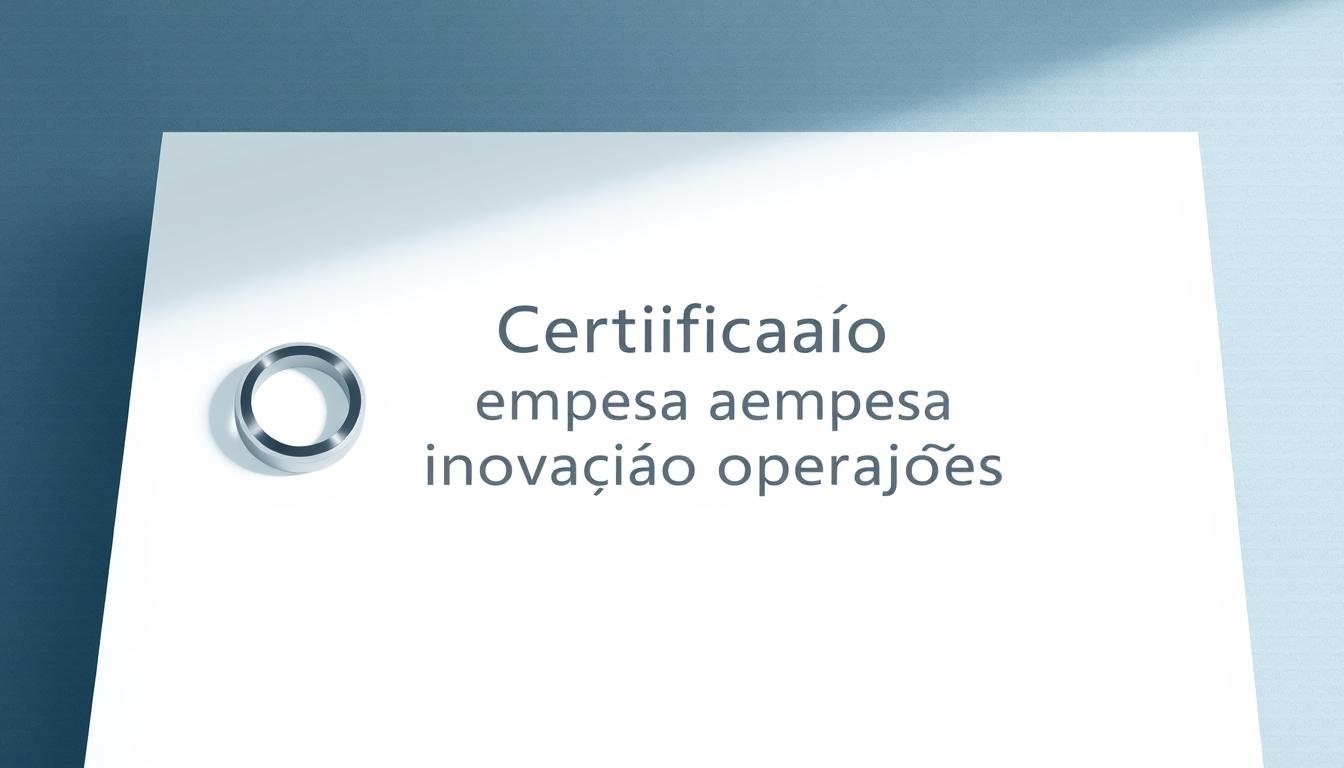 Certificação empresa, inovação, estratégia, competitividade, gestão liderança